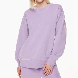 Aritzia TNA boyfriend crewneck sweatshirt